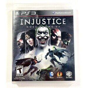 Injustice: Gods Among Us  2013 Playstation 3 Complete with Manual Tested